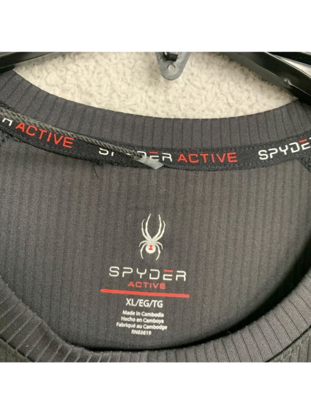 Spyder Active Women's XL Black Performance T-Shirt With UPF 50+  L1463 - Picture 7 of 11